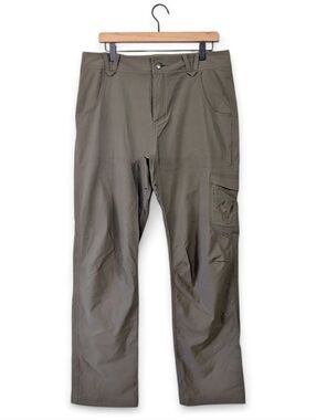 Badlands Scree Pant Men's Large Brown Cargo Hunting Travel Hiking Nylon Stretch